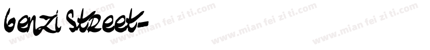 Genzi Street字体转换